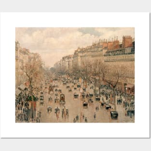 Boulevard Montmartre in Paris Posters and Art